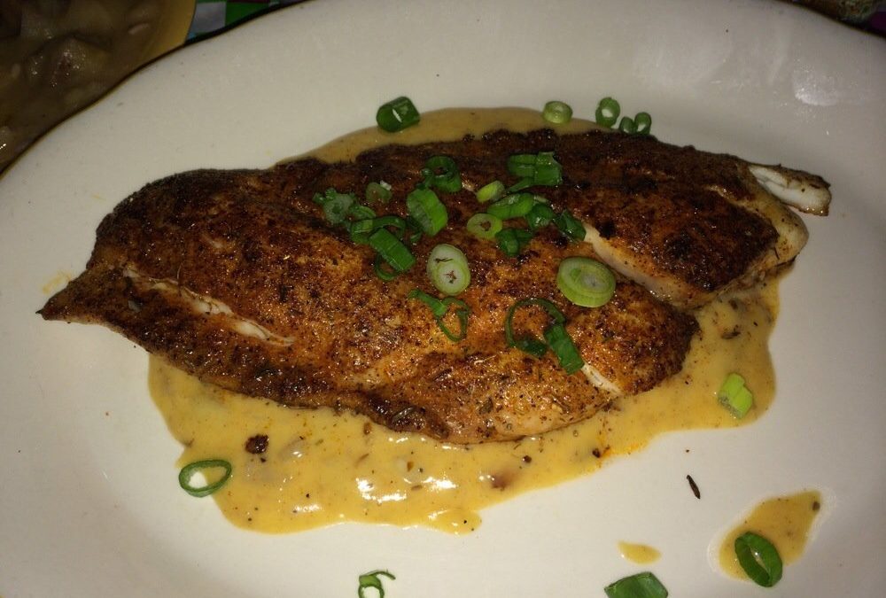 Jacques-Imo’s Cafe signature dishes Chicken Pontalba
Blackened Redfish
Carpet Bagger Steak